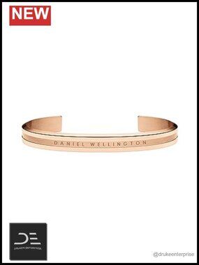 Rose Gold Plated Stainless Steel Cuff Bracelet Link Casual